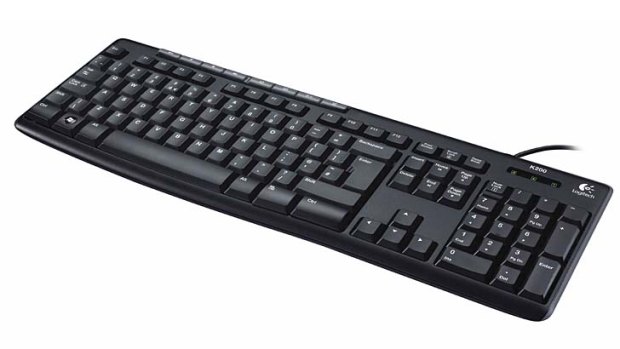 Logitech Media Keyboard K200, $29.95.