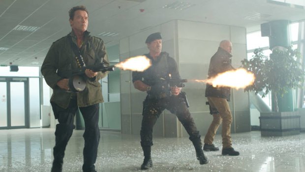 <i>The Expendables 2</i> comes just in time for Father's Day.