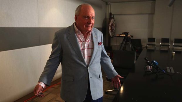 Never again ... Mercedes-Benz cuts all ties with Alan Jones.