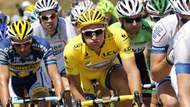 The yellow jersey battle is fierce early in the Tour.