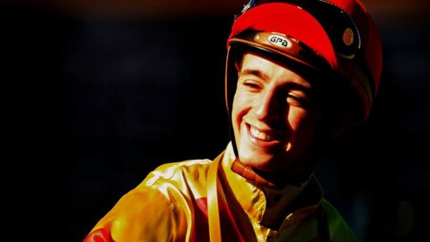 Feeling lucky: Former star apprentice Josh Adams is happy to be back riding after turning his life around.