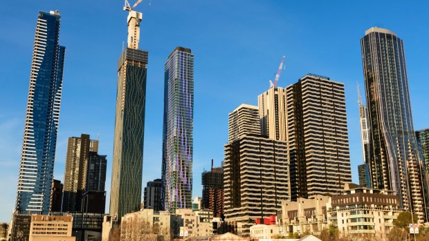 As Melbourne's skyline grows, retirees "occupying the crease" in desirable neighbourhoods are causing income patterns to shift.