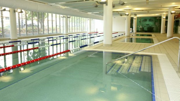 New digs: the pool at the Centre of Excellence.