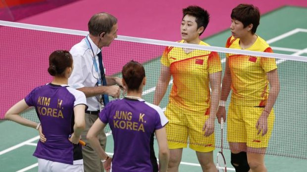 Controversy ... Chinese pair Yu Yang and Wang Xiaoli were disqualified along with teams from South Korea and Indonesia for playing to lose matches in order to ensure games against favourable opposition in later rounds.