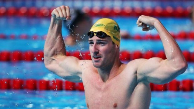 Feeling good: James Magnussen is on track for a big performance at the national titles.
