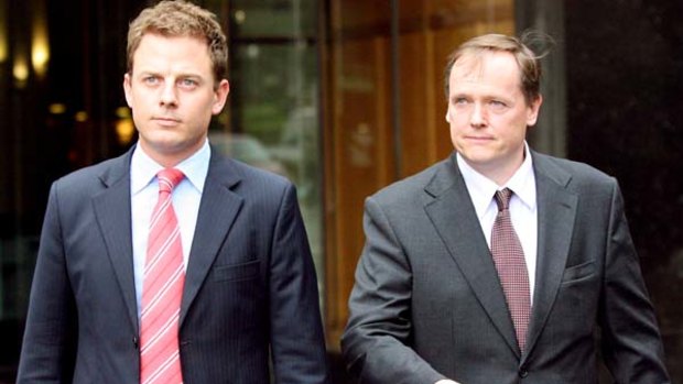 <i>A Current Affair</i> reporter Ben Fordham and former  producer Andrew Byrne outside court last year.