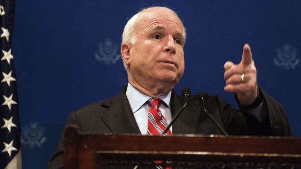 US Republican Senator John McCain has responded to Russian President Vladimir Putin's opinion piece in The New York Times with a highly critical comment piece of his own in Russian publication Pravda.