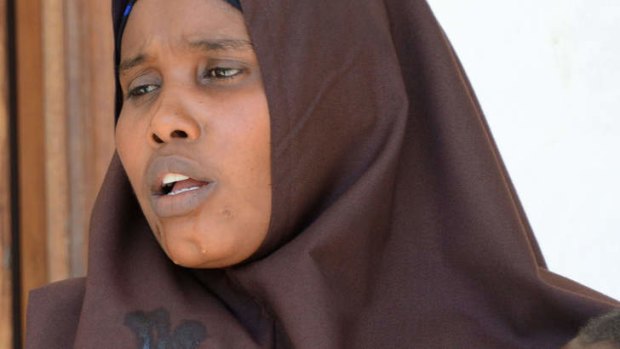 Enduring punishment ... this Somali woman was sentenced to a year in jail after she told a reporter she was raped by security forces.