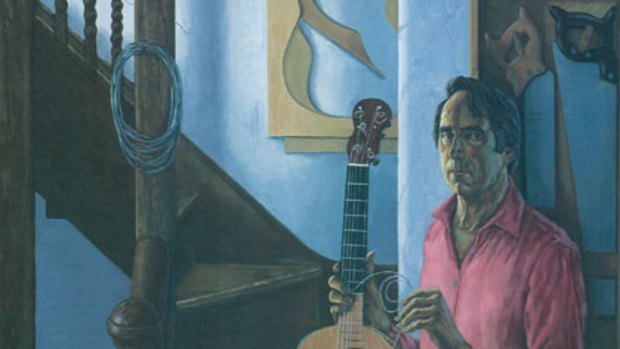 Portrait of the artist as a guitar maker ... a finalist in the Doug Moran Portrait Prize in 1988.
