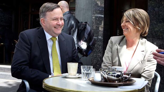Anthony Albanese is supported by Anna Bligh for the Labor leadership.