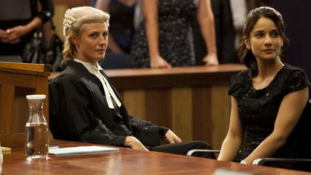 Marta Dusseldorp as Janet King in <i>Crownies</i>.