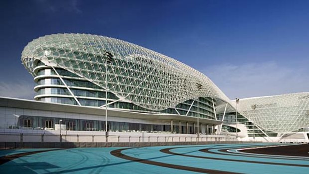The Yas is the only hotel in the world that straddles a Formula 1 circuit.