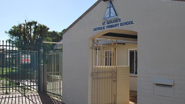 St Gerard's Primary School is only a few hundred metres from where the boy was killed.