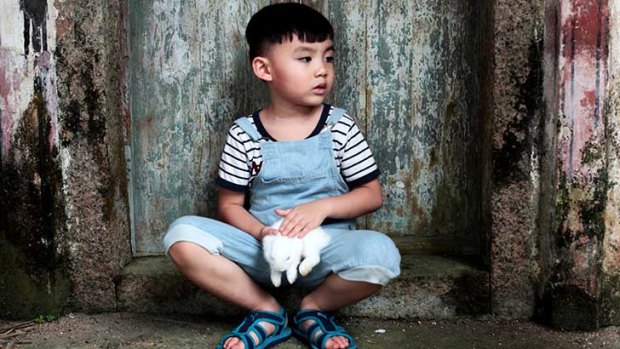A still form Melodie Shen's film The Kid in the Closet.