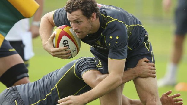 Taking his chance: Luke Morahan's form for the Reds against the Lions has paid dividends.