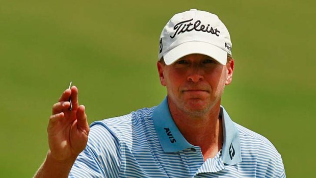 Steve Stricker... the one player on the US team who can claim to have had a less-than-ideal preparation.