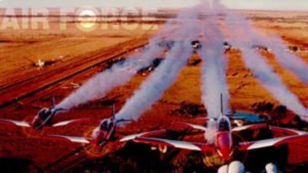 RAAF's famous Roulettes aerial display team.