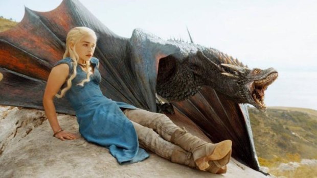 Why she rules .... Game of Thrones' Daenerys Targaryen finds strength in her dragons.