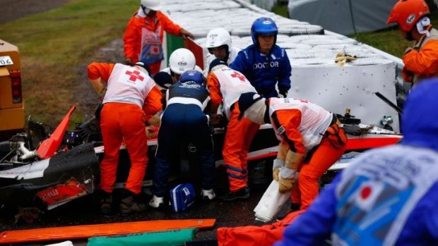 Horror crash: Jules Bianchi. 