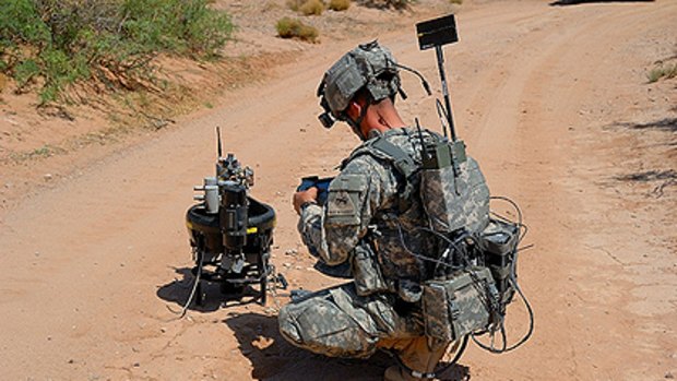 An example of an unmanned 'skybot' used by the Australian Defence Force.