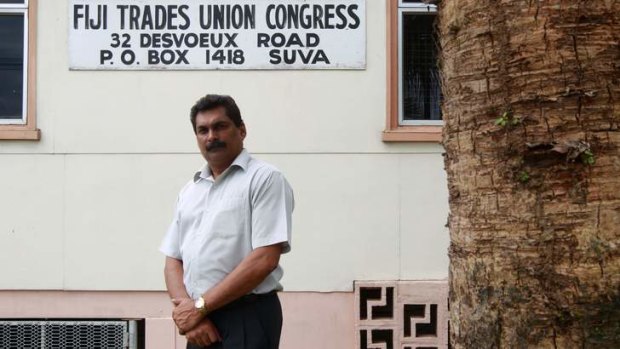 Rights curtailed: Fiji Trade Union Congress general secretary Felix Anthony denied the campaign sought to discourage tourism to the country.