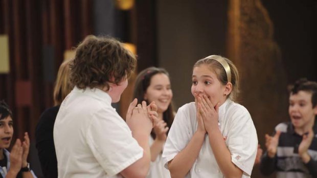 It can come as a shock ... Isabella, winner of the first Junior Masterchef series.