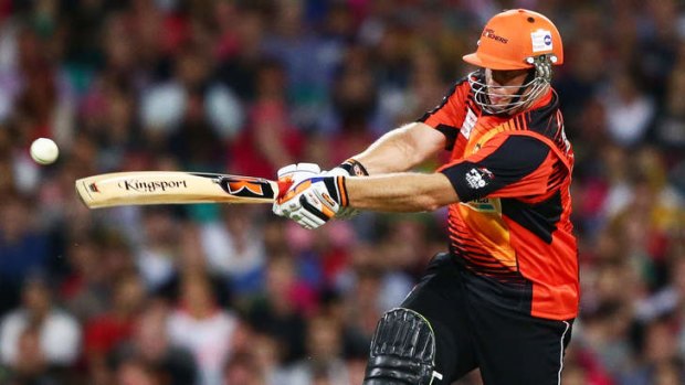 Making a name for himself: Craig Simmons of the Perth Scorchers.