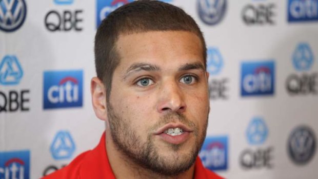 Sell, sell, sell: The stocks of new Sydney Swans signing Lance Franklin's appear to be on the way down.