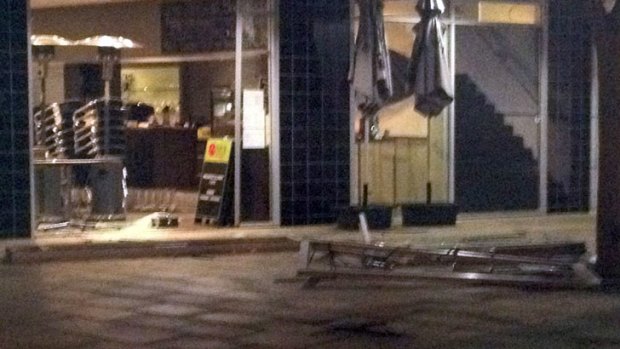 Quick ... Black Pepper Café owner Ali Parvizi said the attack last about seven minutes.