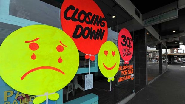 Bad for business: The Glenferrie Road precinct is being hit hard.