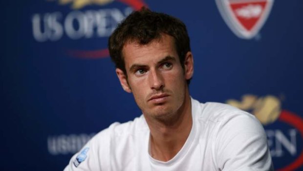 Uneasy: Andy Murray has been training with his usual intensity.