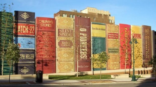 Kansas City Central library wears its heart on its sleeve.