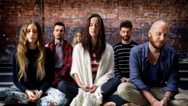 Jonni Pollard (right) and others will participate in the world's largest online group meditation.