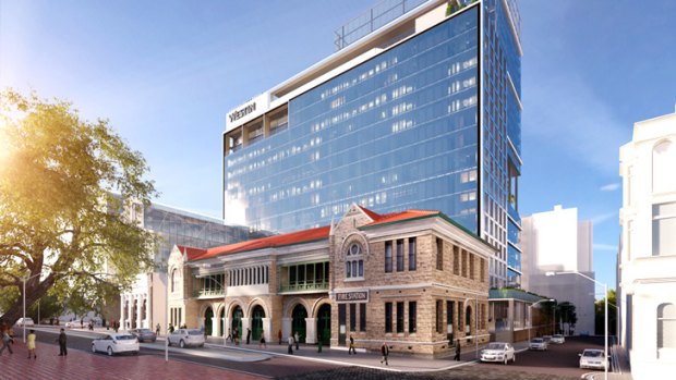 How the proposed new hotel will look in Perth's CBD.