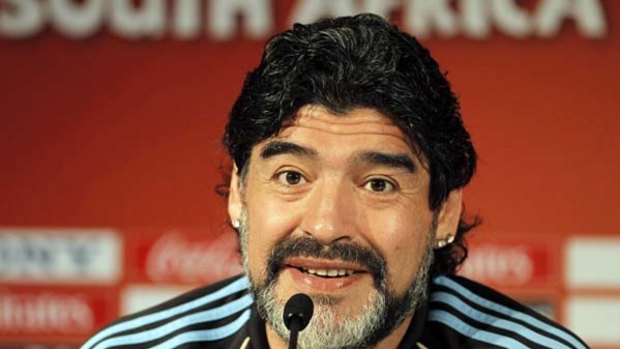 Confident ... Diego Maradona