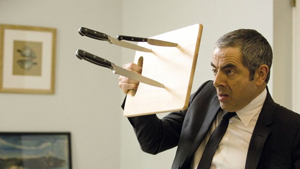 More of the same &#8230; Rowan Atkinson as the unspectacular Johnny English.
