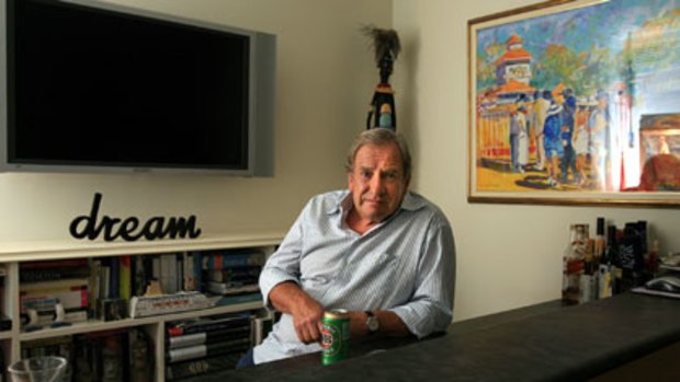 John Sorell in his Melbourne apartment in 2007.