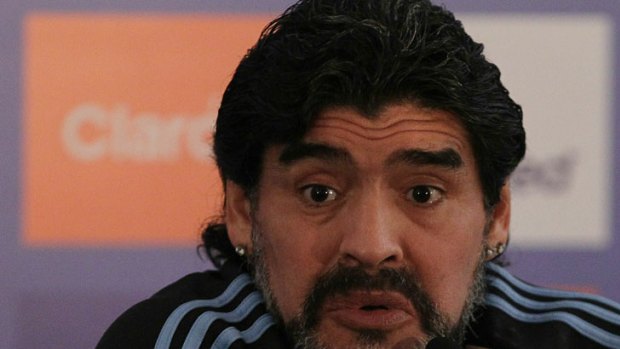 "They put something in the coffee" ... Diego Maradona.