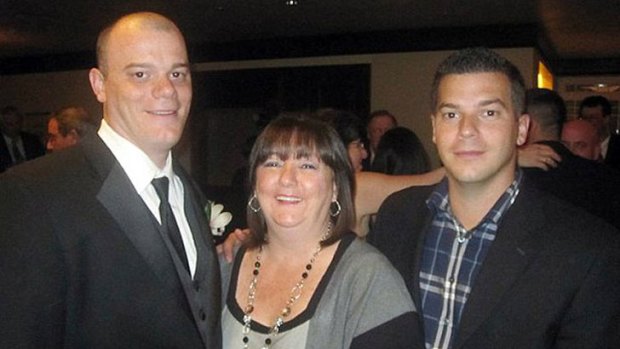 Paul and JP Norden with their mother, Liz Norden. Both brothers lost a leg in the Boston Marathon bombings.