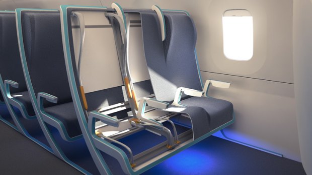 Accommodating: the Seymourpowell airline seat design.
