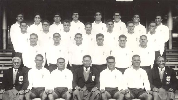 Back then ... the 1961 Fijian team in Australia.
