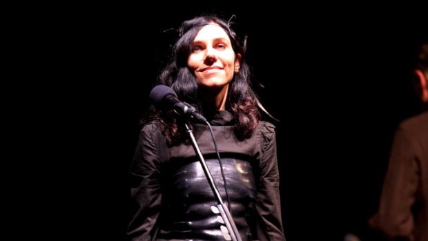 Powerful performance by PJ Harvey.