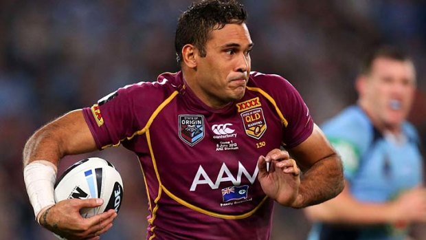 Justin Hodges: unpopular with the Blues.
