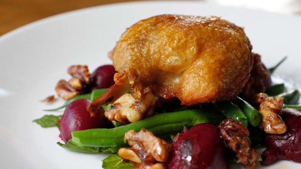 The one dish you must try ... confit duck leg, green beans, baby beets, toasted walnuts, maple dressing, $18.