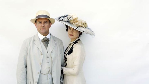 Hugh Bonneville and Elizabeth McGovern star in <i>Downton Abbey</i>.
