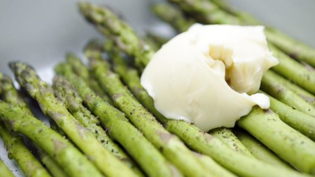Tasty: Lush growing asparagus needs an enormous amount of feeding and watering.