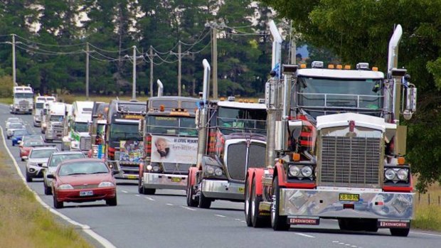 Four hundred trucks have been registered to take part in the Convoy for Cancer Families in Canberra on Sunday.