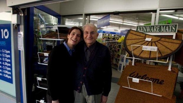 Talk the talk ... Julianne Taffa with her father Ron, who started the family business.