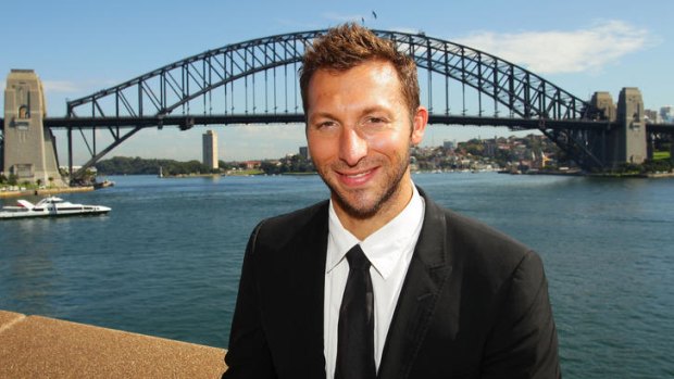 Back in the pool ... Ian Thorpe on Thursday