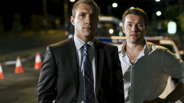 Truth or dare: Jai Courtney (left) and Joel Edgerton star in new Australian crime drama <em>Felony</em>.